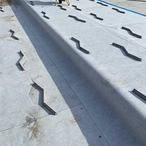 Beton zig-zag