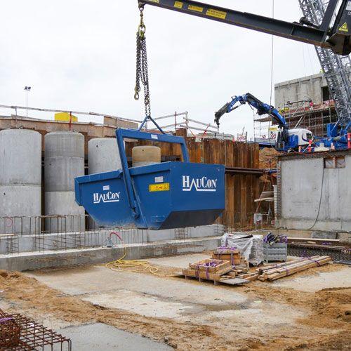 HauCon Materialekasse Super Light m/bøjle 1000 ltr.